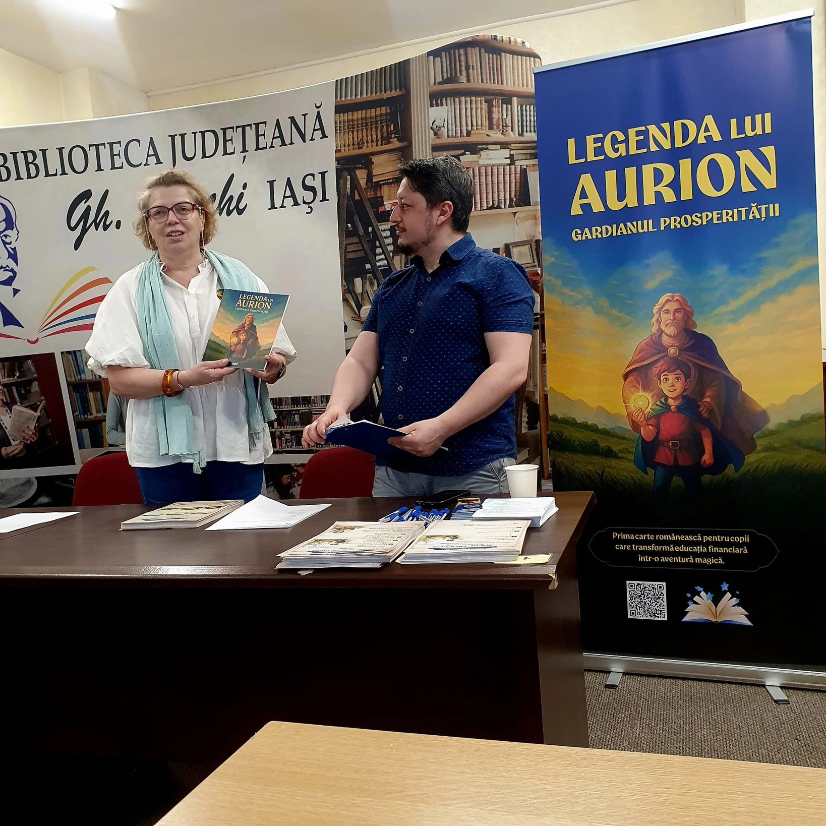 Lansare Legenda lui Aurion - Biblioteca Asachi Iași